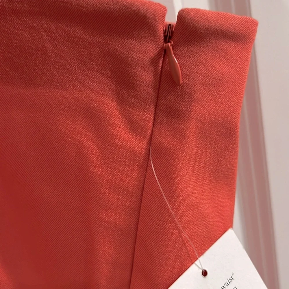 Kate Hill Caroline Fit Capri Pants in Grapefruit Orange, Women’s Sz 14, NEW